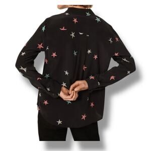 Rails Kate Animal Star silk button down